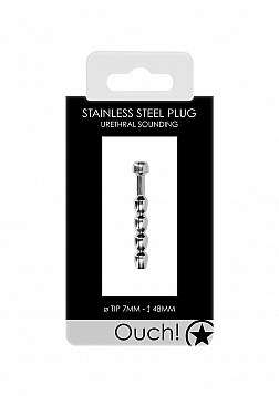 Ouch! - Urethral Sounding - Stainless Steel Plug - 7mm