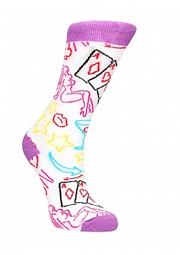 Strip Poker Socks - US Size 2-7,5 / EU Size 36-41