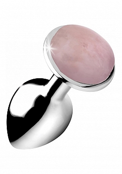 Rose Quartz Gem - Butt Plug - Small