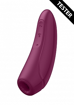 Curvy 1+ Air Pulse Stimulator + Vibration - Rose Red - Tester