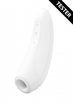 Curvy 1+ Air Pulse Stimulator + Vibration - White - Tester