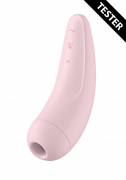 Curvy 2+ Air Pulse Stimulator + Vibration - Pink - Tester