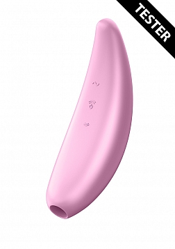 Curvy 3+ Air Pulse Stimulator + Vibration - Pink - Tester