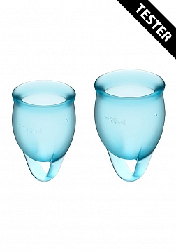 Feel Confident Menstrual Cup - Light blue - Tester