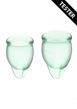 Feel Confident Menstrual Cup - Light green - Tester