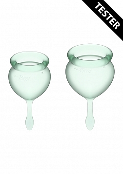 Feel Good Menstrual Cup - Light green - Tester