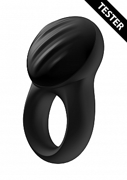 Signet Ring Vibrator - Black - Tester