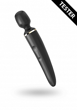 Wand-er Woman Wand Vibrator - Black/Gold - Tester