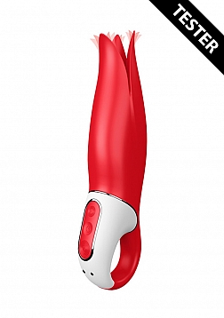 Power Flower Vibrator  - Red - Tester