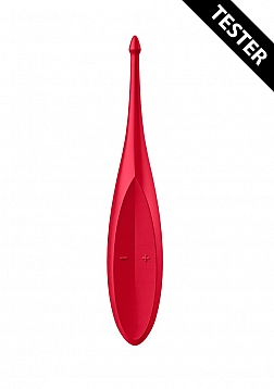 Twirling Fun Tip Vibrator - Poppy Red - Tester