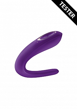 Double Classic Partner Vibrator - Purple - Tester