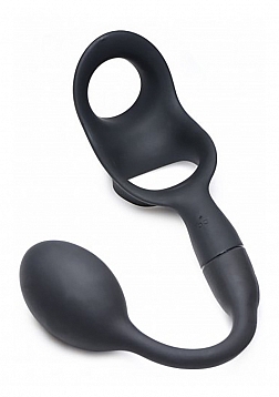 Cock and Ball Ring + Plug with 10 Speeds