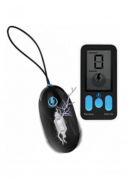 Vibrating and E-Stim Silicone Egg + Remote Control