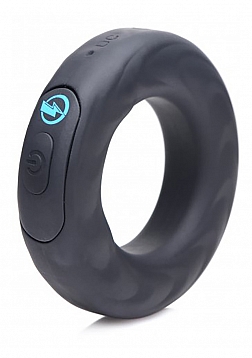 E-Stim Pro - Silicone Vibrating Cockring + Remote Control