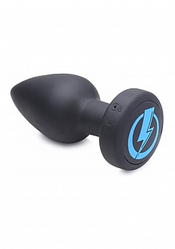 E-Stim Pro - Silicone Vibrating Anal Plug + Remote Control