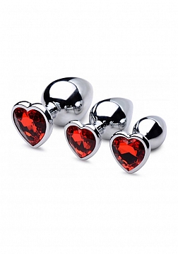 Red Heart - Butt Plug Set