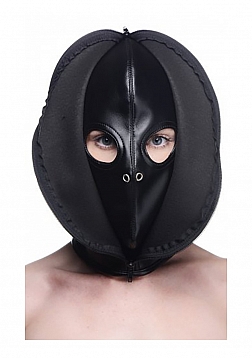 Bondage Mask with Zipper in the Front