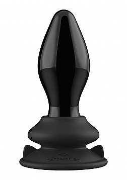 Stretchy - Glass Vibrator with Suction Cup