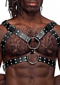 Gemini - Imitation Leather Harness - S