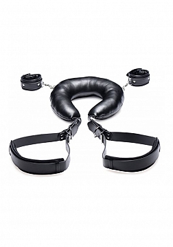 Padded Thigh Strap with Wrist Cuffs