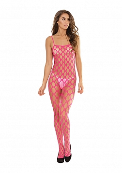 Open Net Crotchless Bodystocking - One Size