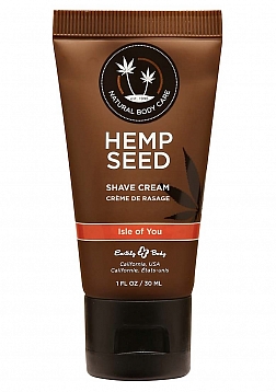 Isle of You - Hemp Seed Shave Cream - 1 fl oz / 30 ml