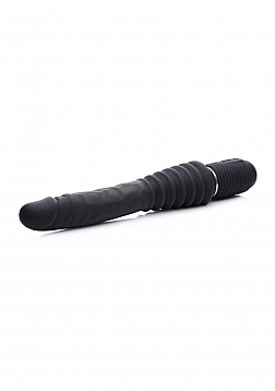 Thrust Master - Vibrating and Thrusting Dildo with Handle