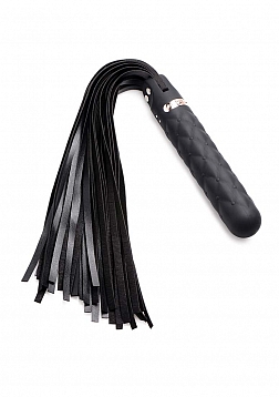 Vibra-Lasher - Vibrating Silicone Dildo Flogger