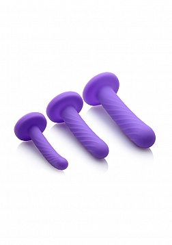 Tri-Play - 3-Piece Silicone Dildo Set