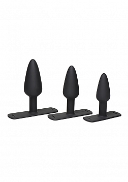 Bum-Tastic - Trainer Set Silicone 3 Piece Anal Plug Set with Harness