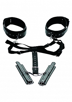 Easy Access Thigh Harness with Wrist Cuffs