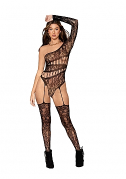 Teddy Bodystocking Diamond - One Size