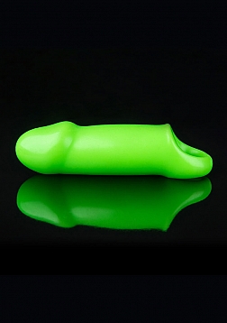 Smooth Thick Stretchy Penis Sheath - Glow in the Dark