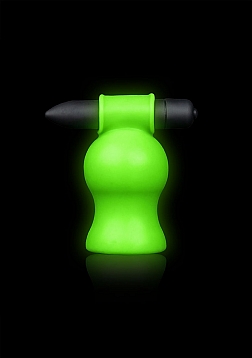 Vibrating Head Masturbator - Glow in the Dark