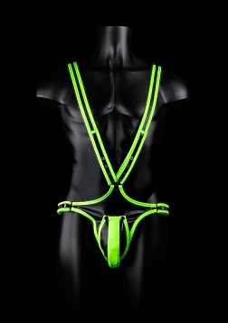 Body-Covering Harness - Glow in the Dark - S/M