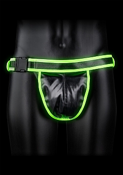 Jockstrap with Buckle - Glow in the Dark - L/XL