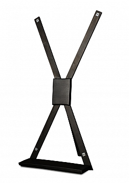 BDSM Bondage Cross with Wood and Imitation Leather