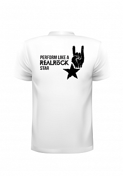 RealRock T-Shirt - White - Small