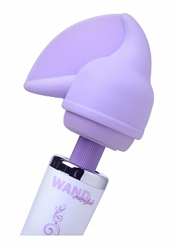 Flutter Tip Silicone Wand Attachment - Purple