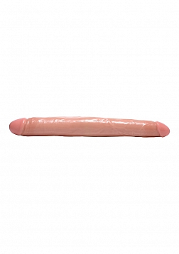 Realistic Double Dildo - 17.5 inch - Flesh