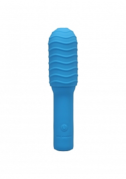 Elite - Mini Vibrator with Interchangeable Attachment - 4" / 10 cm