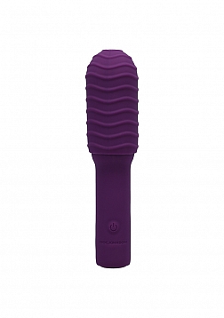 Elite - Mini Vibrator with Interchangeable Attachment - 4" / 10 cm