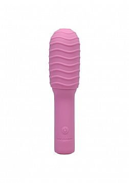 Elite - Mini Vibrator with Interchangeable Attachment - 4" / 10 cm