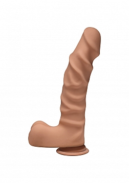 Ragin' D - Realistic ULTRASKYN Dildo with Balls - 9" / 22 cm