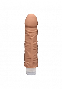 Shakin' D - Vibrating Realistic ULTRASKYN Dildo - 7" / 18 cm