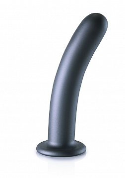 Smooth Silicone G-Spot Dildo - 7'' / 17 cm