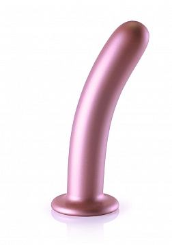 Smooth Silicone G-Spot Dildo - 7'' / 17 cm