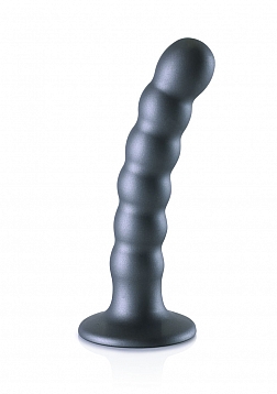 Beaded Silicone G-Spot Dildo - 5'' / 13 cm