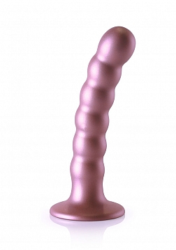 Beaded Silicone G-Spot Dildo - 5'' / 13 cm