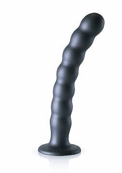 Beaded Silicone G-Spot Dildo - 8'' / 20,5 cm